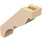 Ekena Millwork 3-inch W x 10-inch D x 10-inch H Valencia Rough Cedar Woodgrain TimberThane Knee Brace, Primed BRCUR03X10X10VALRCPR - alternate 4